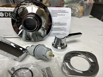 Delta Shower Trim Polished Chrome 107528 With Valve | eBay