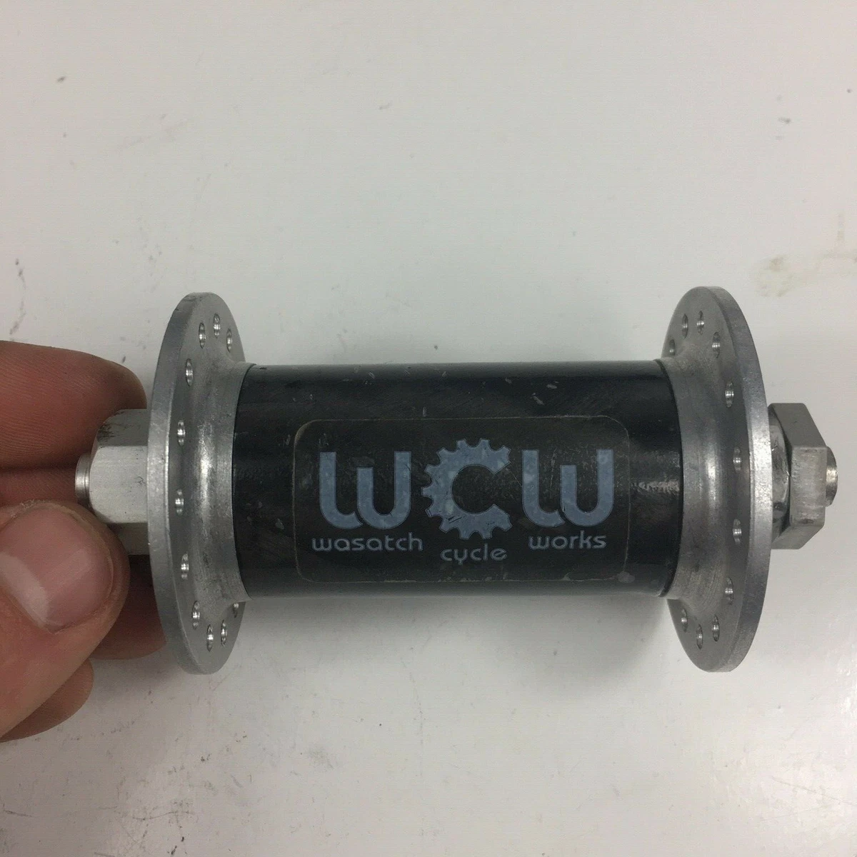 Wasatch Cycle Works Front Quick Release 32 Hole Silver Hub