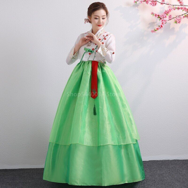 Women Korean Traditional Hanbok Performance Court Clothes Party Dance Dress  | eBay