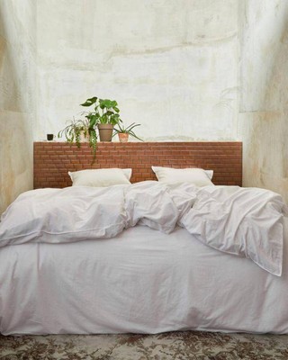 Essenza Bettwäsche Guy White 155 x 220 cm + 80 x 80 cm
