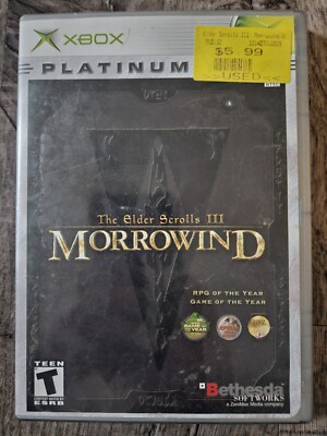 Elder Scrolls III Morrowind PH (Microsoft Xbox) w/ Case