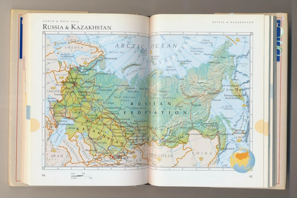 Mini libro 1996 ~ DK ~ Ultimate Pocket World Atlas ~ Más de 100 mapas a color ~ Excelente Foto 2 de 3