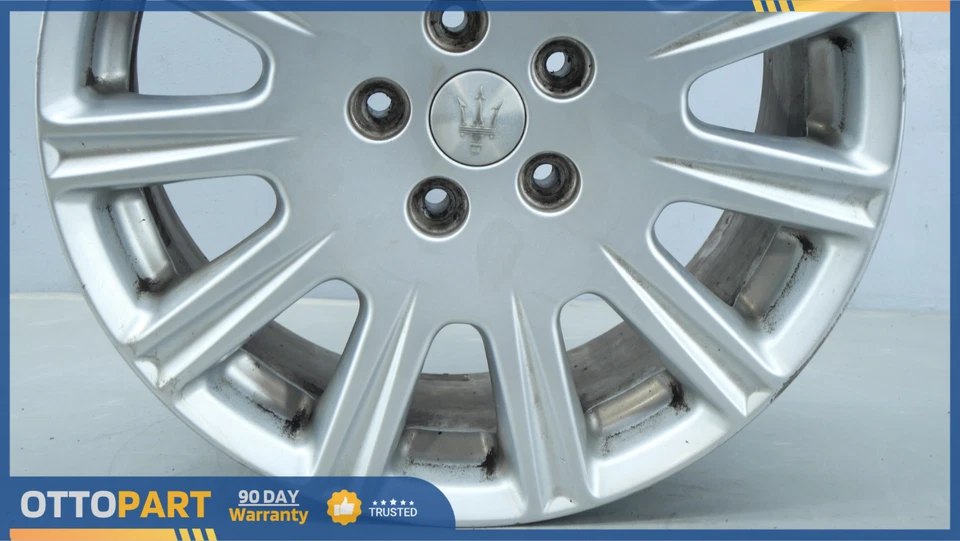 Llanta de aleación de fábrica Maserati Quattroporte 2004-2006 de 18 pulgadas OEM DV140T-01 Foto 3 de 4