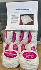 White Super Chunky Yarn + Criss-Cross Baby Blanket Pattern Free-500g-600g-800g