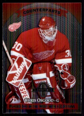 1997-98 Donruss Limited Chris Osgood/Kirk McLean Detroit Red Wings