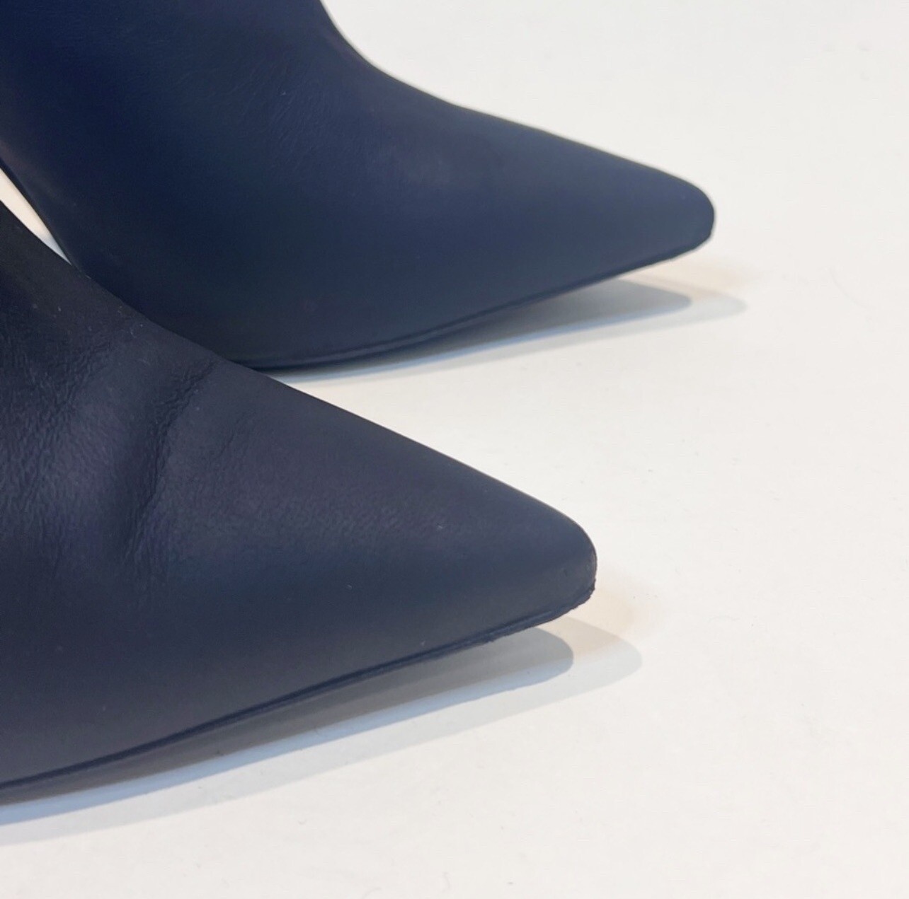 LANVIN | Black Python Asymmetrical Stiletto Booti… - image 7