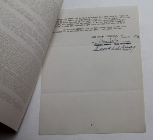THE LONE RANGER / Doane R. Hoag, 1956 RARE TV Script Lot "The Tarnished Star" - Picture 3 of 12