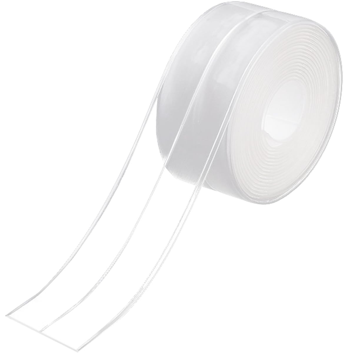 Bande etancheite autocollante douche rouleau joint silicone transparent lavabo cuisine