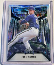 2023 Leaf Metal Baseball JOSH NOTH Milwaukee Brewers Base 72 Refractor 1/1