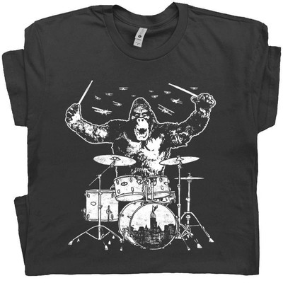 Primate Rhythm Master T-Shirt - Black - S to 5XL
