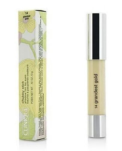 Clinique Chubby Stick Shadow Tint For Eyes in Grandest Gold - NIB - Picture 2 of 2