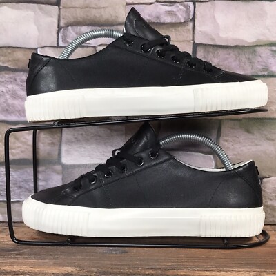 Ted Baker Kimiah Women's Black Leather Vulcanised Casual Trainers