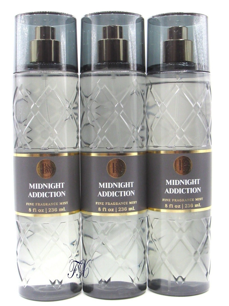 BATH & BODY WORKS MIDNIGHT ADDICTION FRAGRANCE MIST 8 FL OZ (LOT