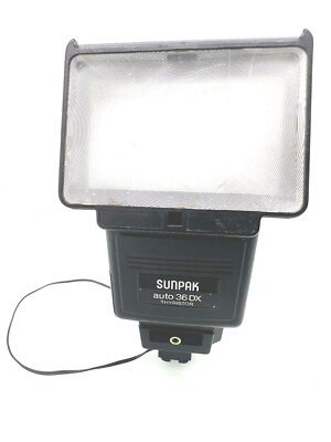 SUNPAK | auto 36DX Thyristor | KX-1D | Aufsteckblitz Flash Foto Licht für KONICA