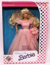 LOVELY NRFB 1990 MIDGE WEDDING DAY BARBIE PINK BRIDESMAID GOWN 9608 BEST FRIEND