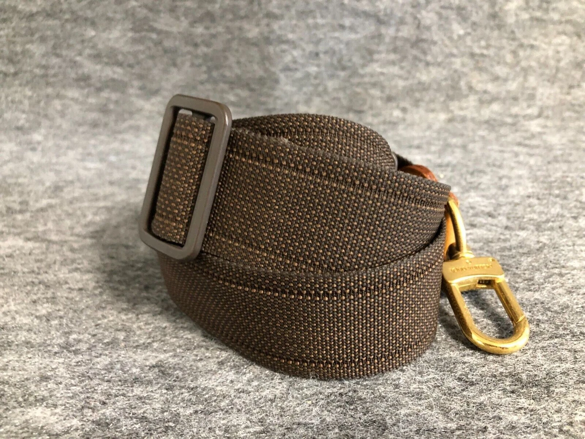 Authentic Louis Vuitton Adjustable Shoulder Strap Brown Canvas