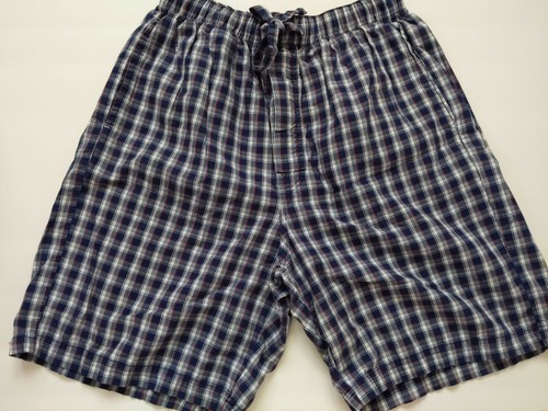 Nautica Mens Small Cotton Plaid Pajama 