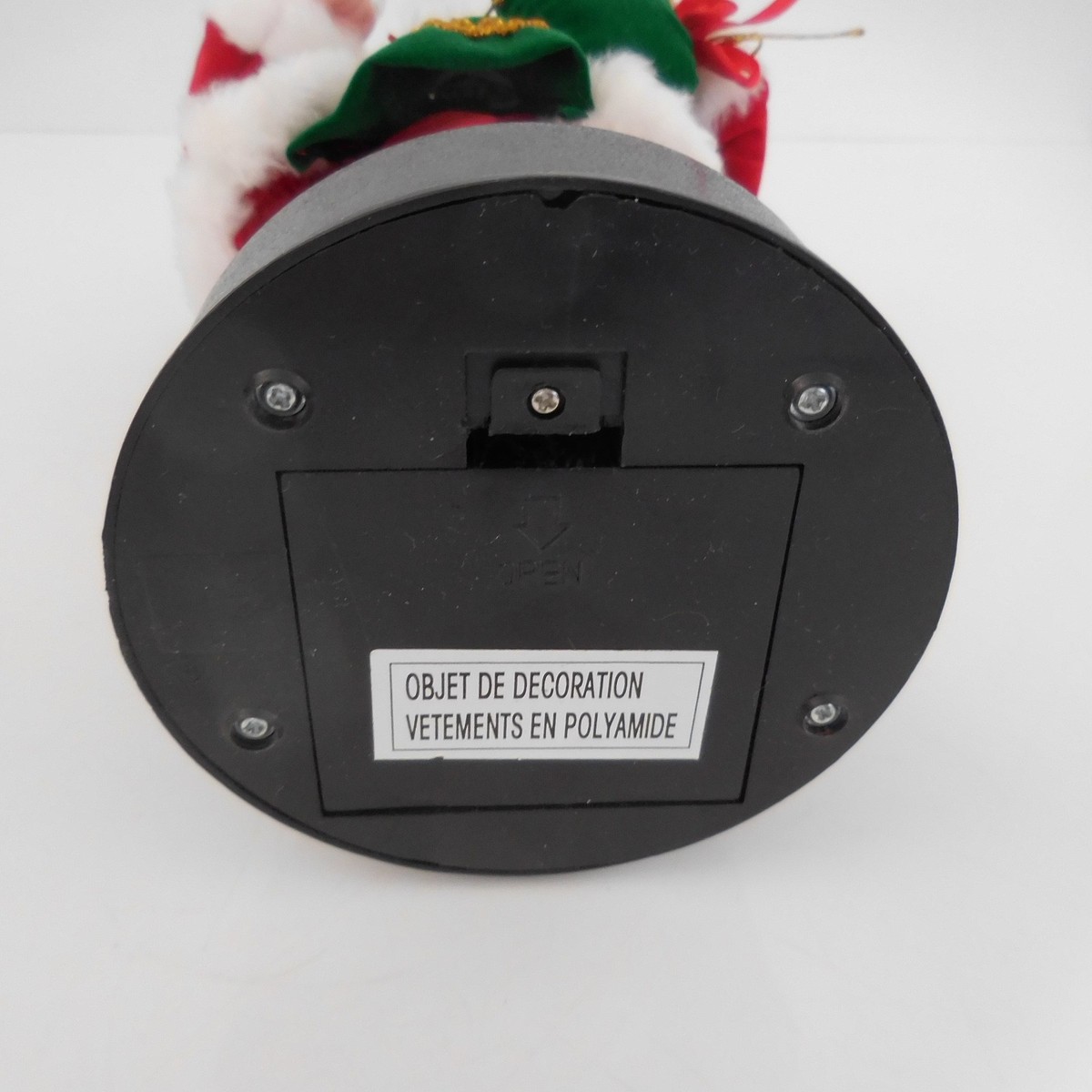 Lampe Boîte à Musique Père Noël - Vintage Art Déco - Fabrication Française