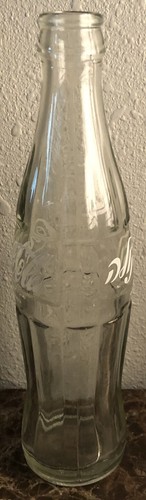 Botella de Coca Cola 1979 vintage - botella de vidrio transparente de escritura blanca hebrea israelí - Imagen 3 de 5