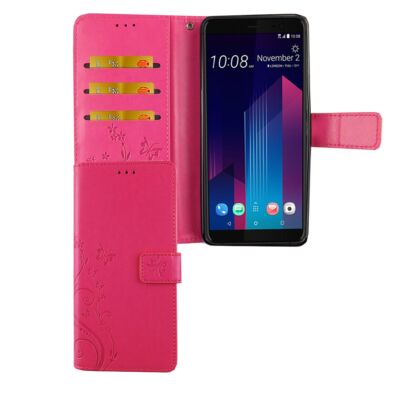 Handyhülle Schutz Case für HTC U12 Plus Cover Tasche Wallet Etui Handyhülle Neu