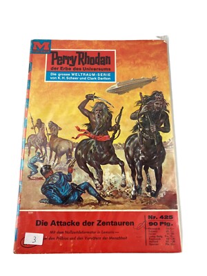 Perry Rhodan The Centaur's Attack #425 Hans Kneifel SUPER SAUNA SUIT  1969
