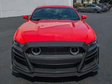 2015-17 FORD MUSTANG GT500 CONVERSION FRONT BUMPER WITH LED GRILLE KIT