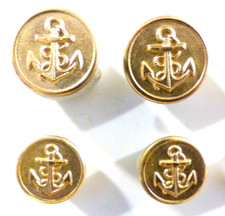 4 boutons ANCRE de MARINE