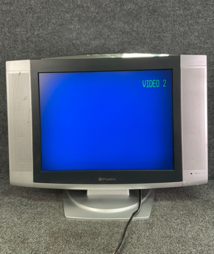 Emerson 20-Inches LCD Color TV Retro Built-in Speakers Video Gaming EWL20S5C