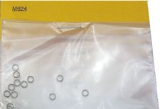 Koford .024" X 3/32" Stainless Axle Spacers for 1/24 Slot Car