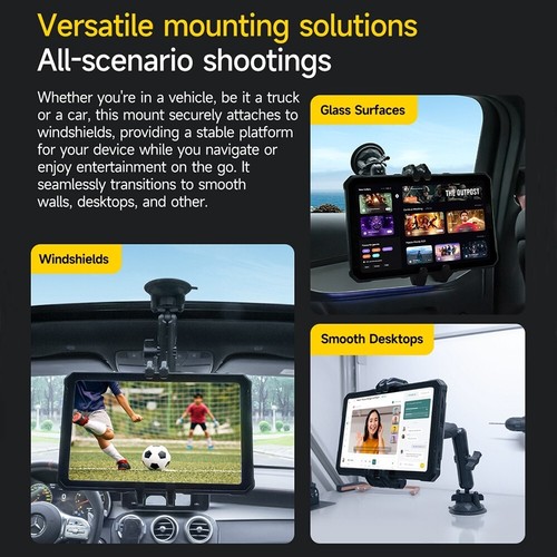 Ulefone UAN02 Armor Mount Max Car Mobile Phone Tablet Holder With Telescopic Arm - 第 4/14 張圖片