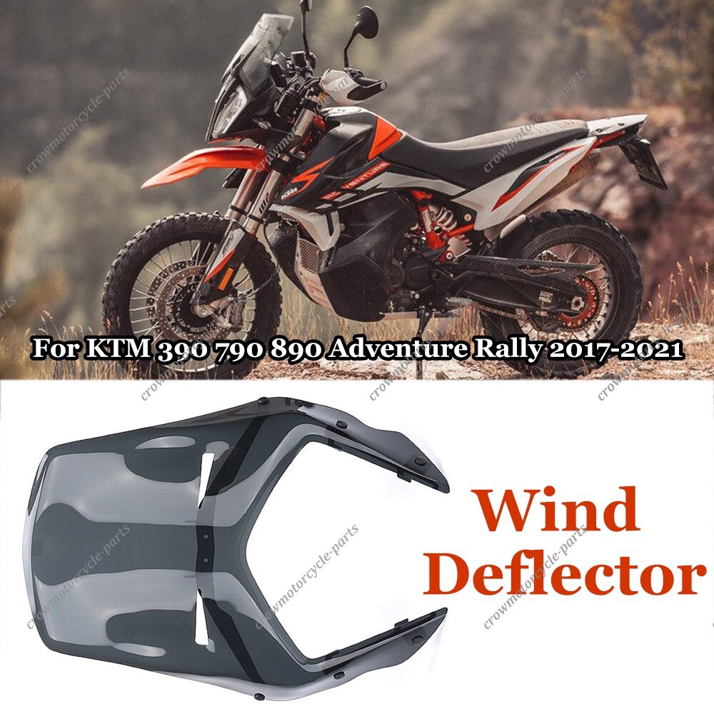 Ktm Rally Windscreen Smoked Gray Windshields Windscreen For 390 790 890 Adventure Rally 2017 ...
