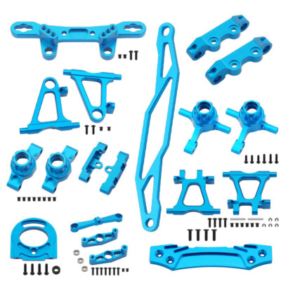 Aluminiumlegierung Upgrade Full Set DIY Ersatzteile für 1/10 Tamiya TT02 RC Car