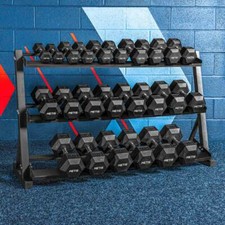 METIS Dumbbell Rack Sets [3 Tier] | 400KG STORAGE – Home/Gym Free Weight Stand