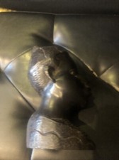 Large Carved Kenyan Ebony Head. 