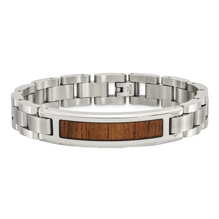 Wood Stainless Steel Fashion Jewelry