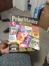 Big Box PrintMaster Gold 8.0 Install Art CDs Set Windows 95/98 NT