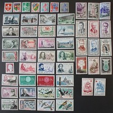 Année complète France 1960 YT 1230 à 1280 neuf luxe ** cote 78 euro