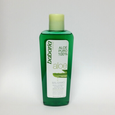 Babaria Natural 100% Aloe Vera Repairing Balsam After Sun Gel Balsamo  Sabila 8.5 | eBay
