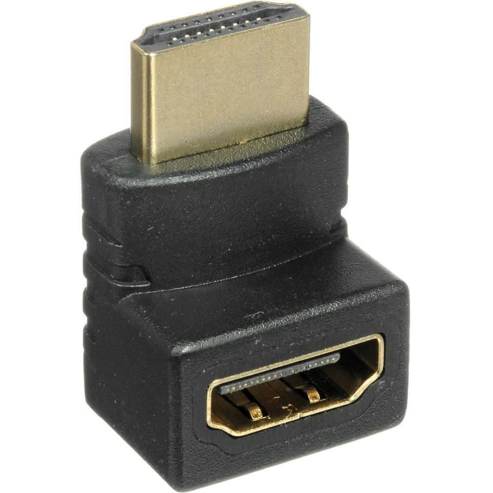 HDMI-Male to Female Adaptor Right Angle 90 degree L-shape - Image 2 of 4
