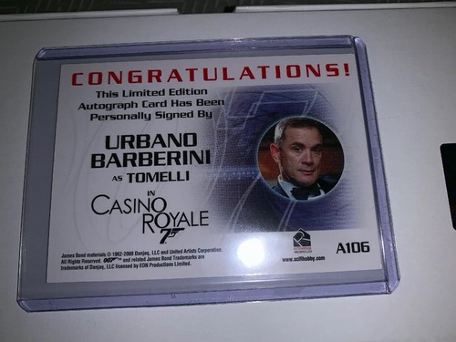 Urbano Barberini cartolina autografa autentica. A106. - Foto 10 di 10