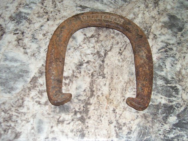 1 Craftsman #2 replacement horseshoe pitching horse shoe used