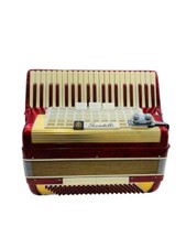 Scandalli 2 Reed Student Accordion L804/146 - Red PLEASE READ 