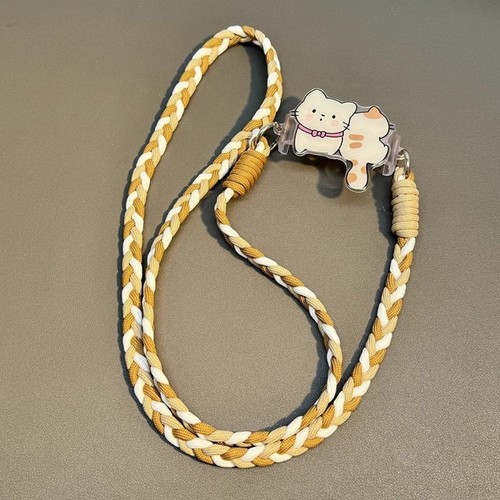 Cute Cartoon Mobile Phone Lanyard Cat Dog Phone Back Clip Holder Phone Charm - 第 4/22 張圖片