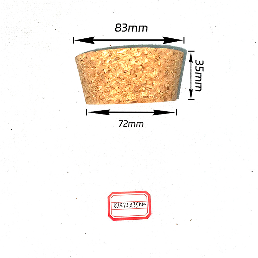 Konische Korkenaus Fasskorken Flaschenkorken Naturkorken Stopfen Spitzkorken
