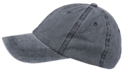 Cool4 Stonewashed Jeans Dunkelgrau Anthrazit 6-Panel Basecap Baseball Cap SBC05