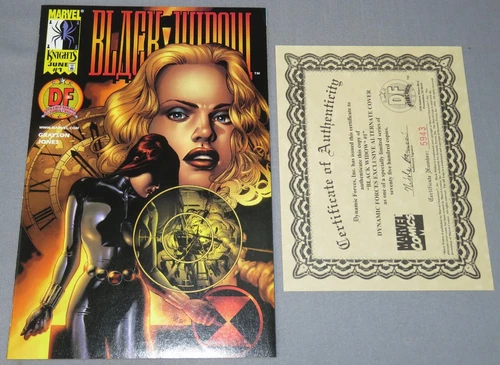 BLACK WIDOW #1 (Yelena Belova 1st app, DF Dynamic Forces Variant) Marvel 1999