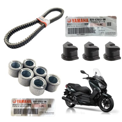 GENUINE YAMAHA XMAX 250/300cc 2017-2022 KIT BELT /ROLLER/ SLIDER
