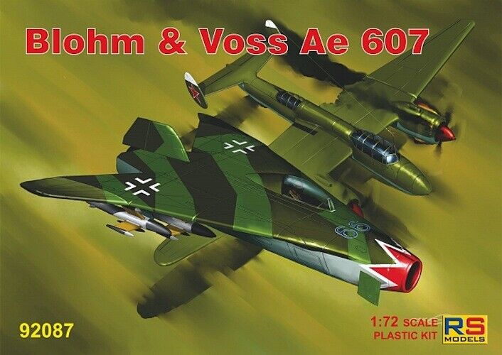 期間限定特別価格 VOSS und BLOHM 1/72 Models RS Ae-607 Fighter Jet WWII German ドイツ