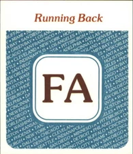 B1231- 1989 Franchise Game FB Cards 1-304 +Inserts -You Pick- 15+ FREE US SHIP