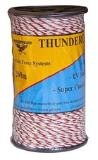 200m THUNDERCORD Thunderbird Electric Fencing Cord #52 Cord Tape Farm Fence
